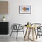 Stupell Industries Burger on Plate Framed Floater Canvas Wall Art Design by Wild Apple
